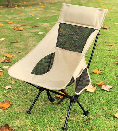 Chaise pliante d’extérieur en alliage d’aluminium ultra-légère et portable