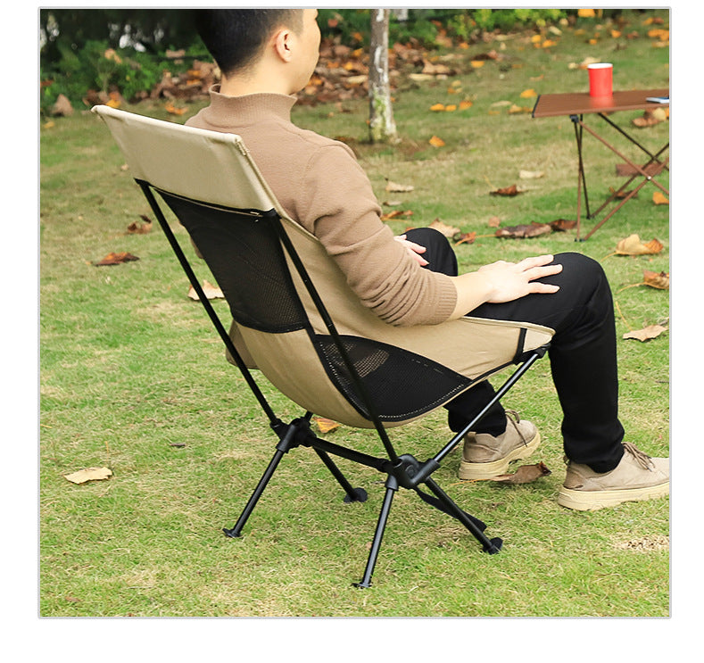 Chaise pliante d’extérieur en alliage d’aluminium ultra-légère et portable