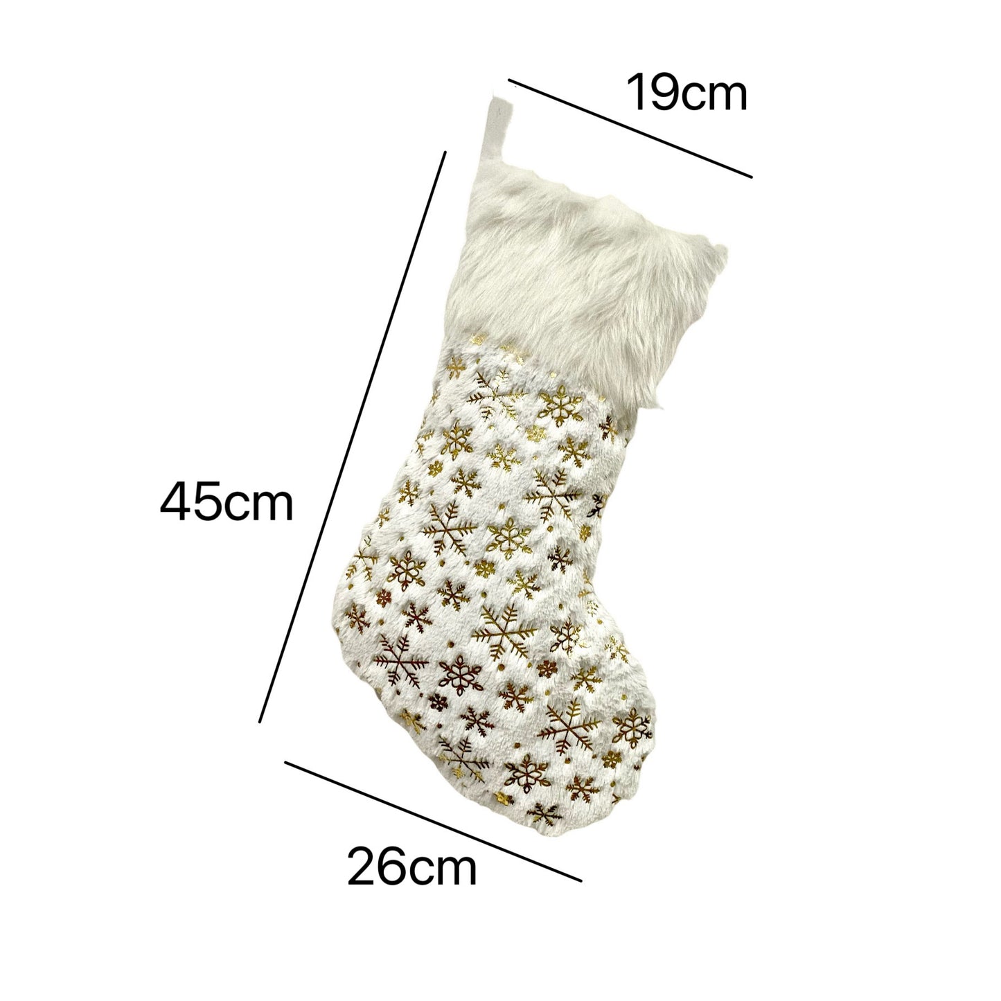 Dorure en peluche chaussettes de Noël sac cadeau décorations de Noël