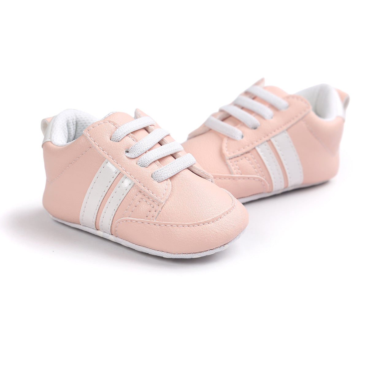 Bébé garçon fille mocassins chaussures infantile en cuir PU antidérapant doux nouveau-né baskets