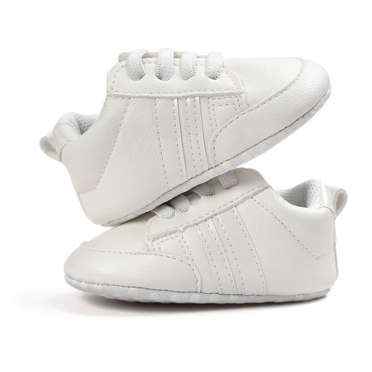 Bébé garçon fille mocassins chaussures infantile en cuir PU antidérapant doux nouveau-né baskets