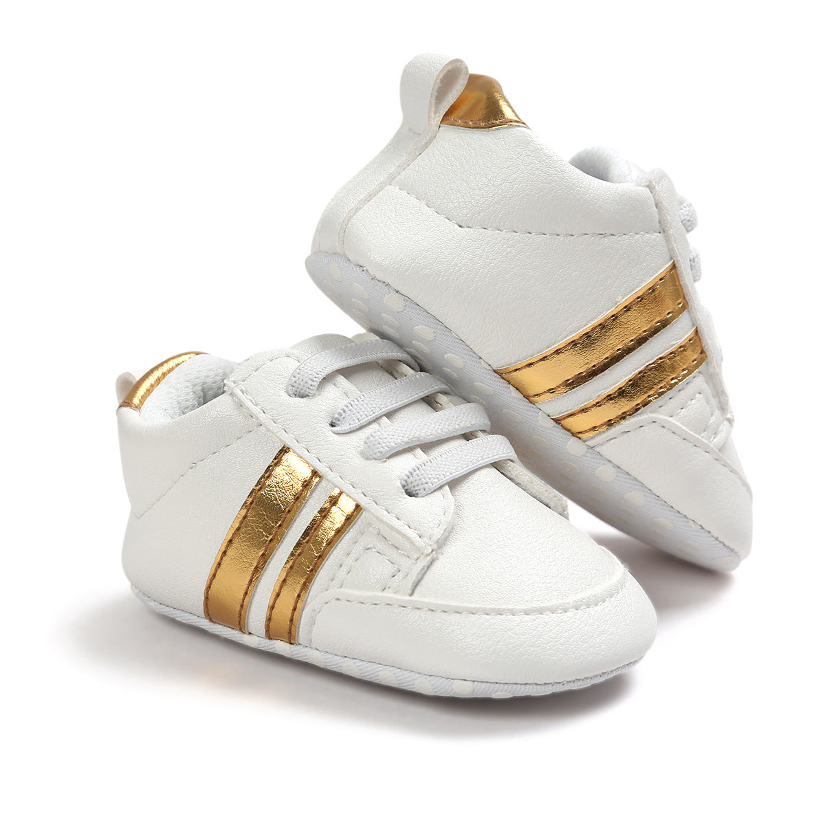 Bébé garçon fille mocassins chaussures infantile en cuir PU antidérapant doux nouveau-né baskets