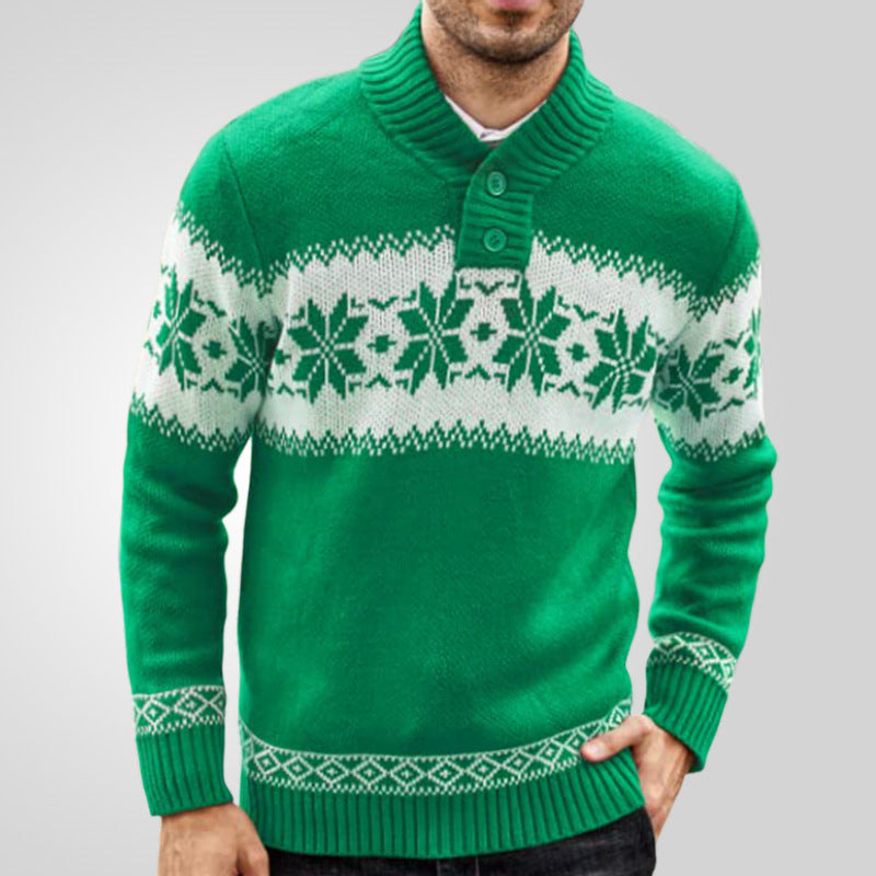 Pull à manches longues pour homme noel