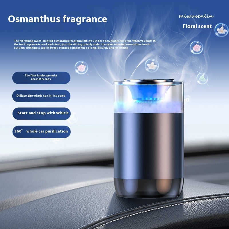 Diffuseur d'aromathérapie pour voiture, brume de nuage, désodorisant, décoration automobile, parfum naturel, outil de décoration automobile pour camping-car, camions, berlines