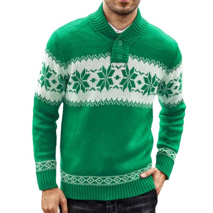 Pull à manches longues pour homme noel