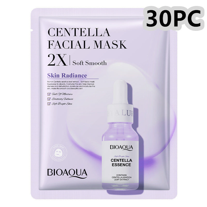 Masque Facial au collagène, hydratant, raffermissant, en feuille, à l'acide hyaluronique, beauté, soins pour la peau, Gel