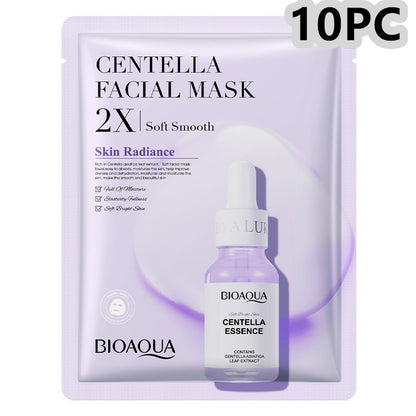 Masque Facial au collagène, hydratant, raffermissant, en feuille, à l'acide hyaluronique, beauté, soins pour la peau, Gel